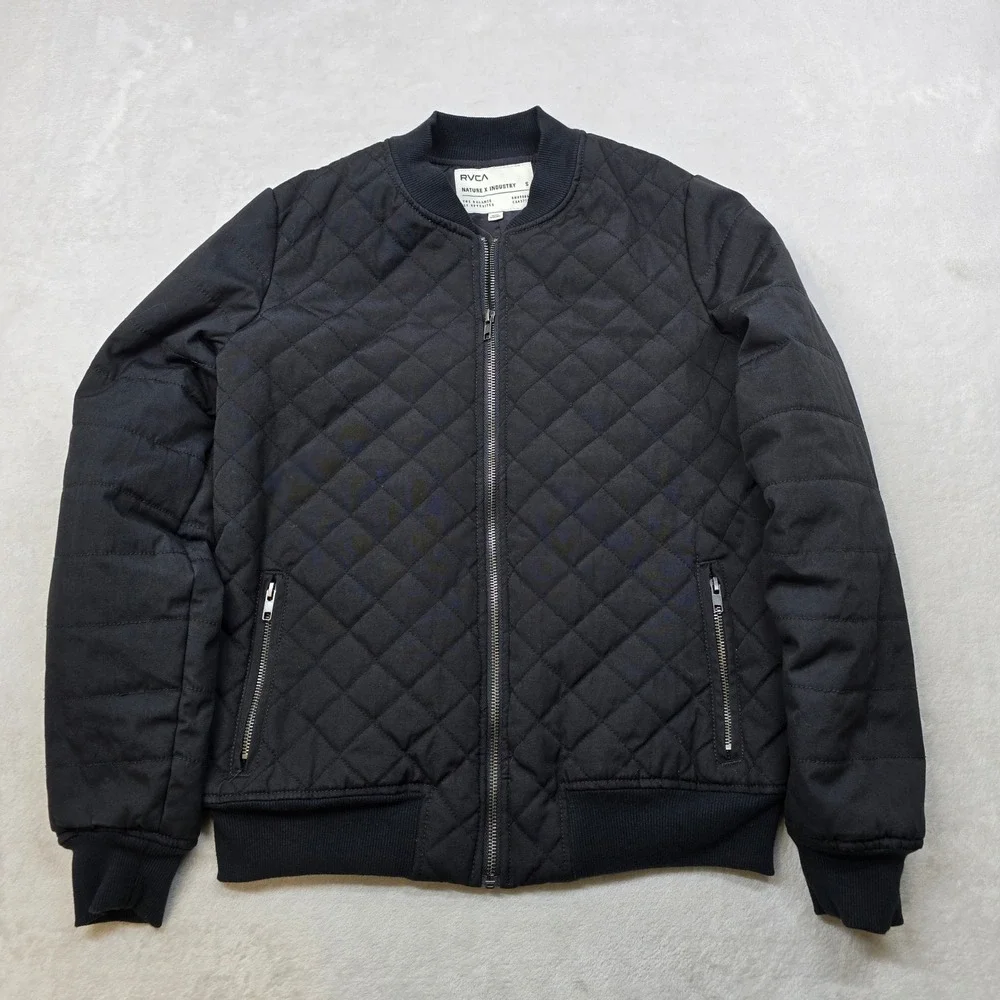 RVCA quilted bomber